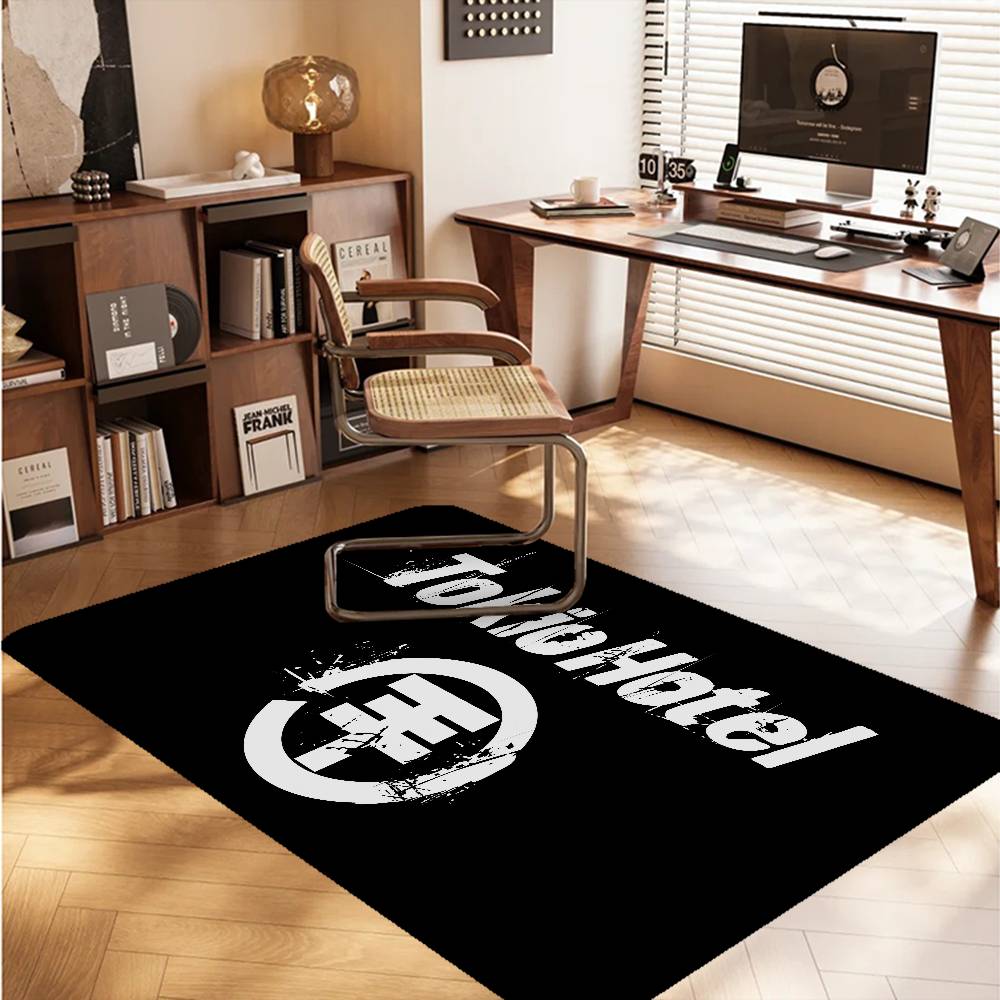 T-Tokio H-Hotel Band Floor Carpet Kids Room Bedroom Decoration Balcony Anti-Slip Doormat Living Room Hotel Decor Mat