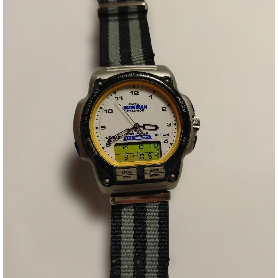 Used Operation Timex Ironman 20th Anniversary Model Ana-Digi Vintage
