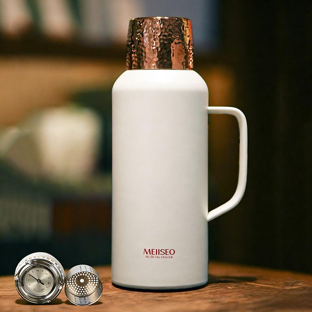 Compact 316 Stainless Steel Stewing Teapot - Large Capacity Portable Thermos for Old White Tea