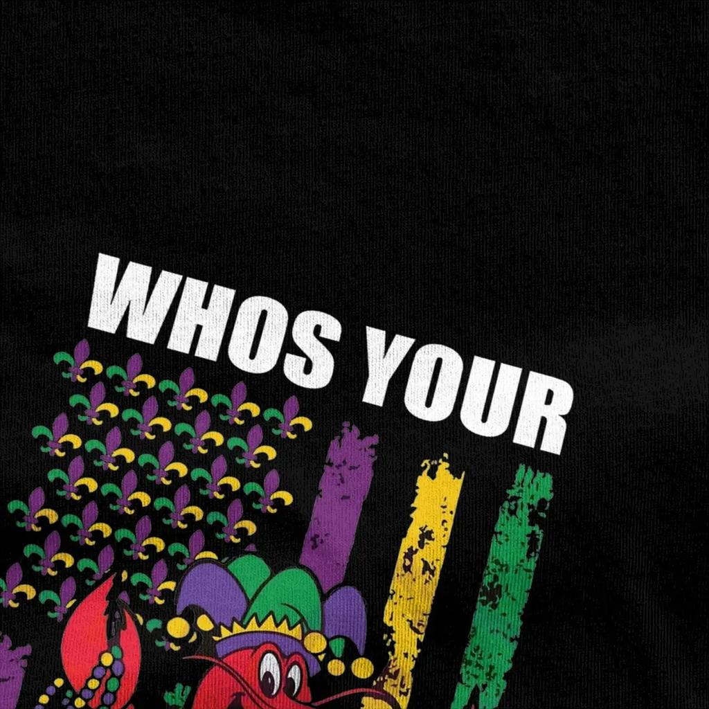 Men Women's Funny Mardi Gras Shirts Apparel Novelty Crawdaddy Crawfish Jester Beads T Shirt Tee Clothing New Arrival