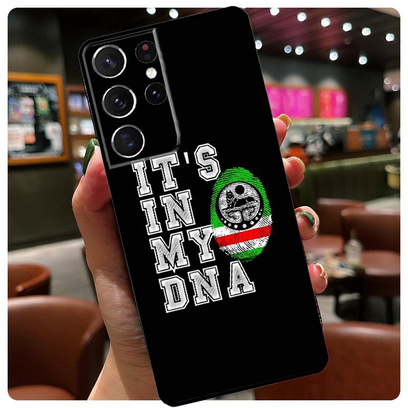 Chechen Chechnya Flag Phone Case For Samsung Galaxy S23 Ultra S21 S22 S24 S25 Ultra S9 S10 Plus S24 S25 FE Cover