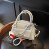 Super Hot Hand-held Small Bag Women's Spring Bow Kt Toast Bag Silver Versatile Fashion Shoulder Crossbody Bag