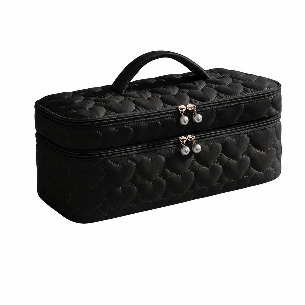 Cosmetic Travel Organizer Multi-Compartment Polyester Bag