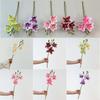 3 Heads Design Artificial Magnolia Flower Silk Material Artificial Flower Stem  Tea Room Decor