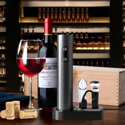 Automatic Wine Opener Set Reusable Electric Wine Bottles Opener Battery Operated Wine Corkscrews Remover for Home Kitchen Party