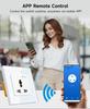 UK Standard Smart Wi-Fi Wall Socket with App & Voice Control, Timer, and Remote Switch
