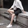 New little white shoes women's shoes flat leather casual shoes single shoes classic versatile couple board shoes women