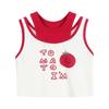 LUSON Baby Girl Faux Two-Piece Camisole Top