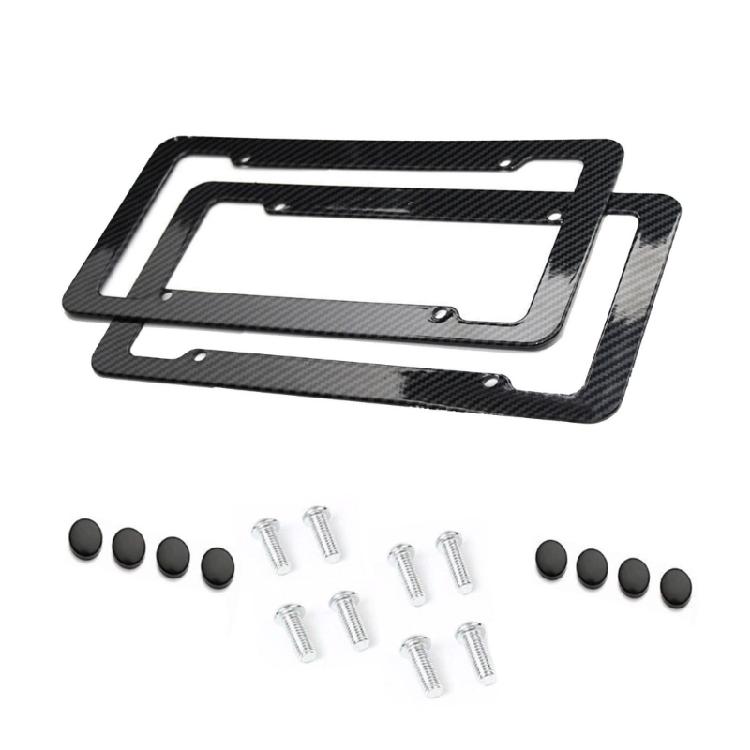 Автомобильный держатель номерного знака Прочный каркас номерного знака из углеродного волокна