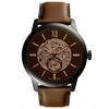 Fossil Men's Townsman ME3098 Brown Leather Automatic Self Wind Fashion Watch