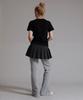 LIKE THE MOST Heart Planet Regular Short Sleeve T-Shirt_Black