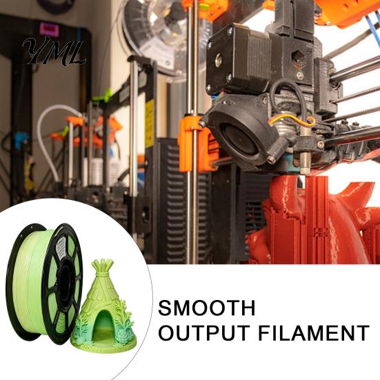 3D Printing Filament Printer PLA Filament, 1Kg 1.75mm Matte Rainbow Gradient Non-reflective Material for DIY Projects, Models and Crafts Model
