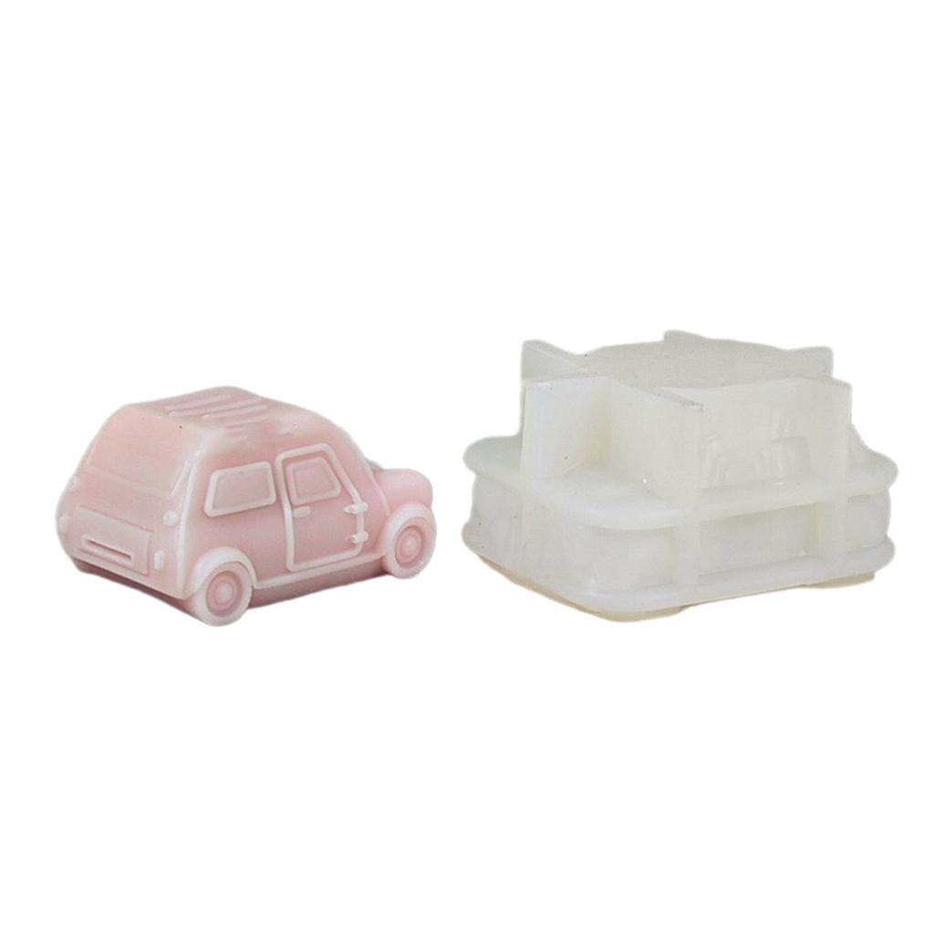 3D Bus Shaped Candle Mold Vintage Car Silicone Molds Aromatherapy Resin Gypsum Mold DIY Exploy Resin Mold Valentines Day