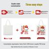 In-Stock Custom DIY Canvas Tote Bag - Plain Shoulder Bag for Shopping & Promotions