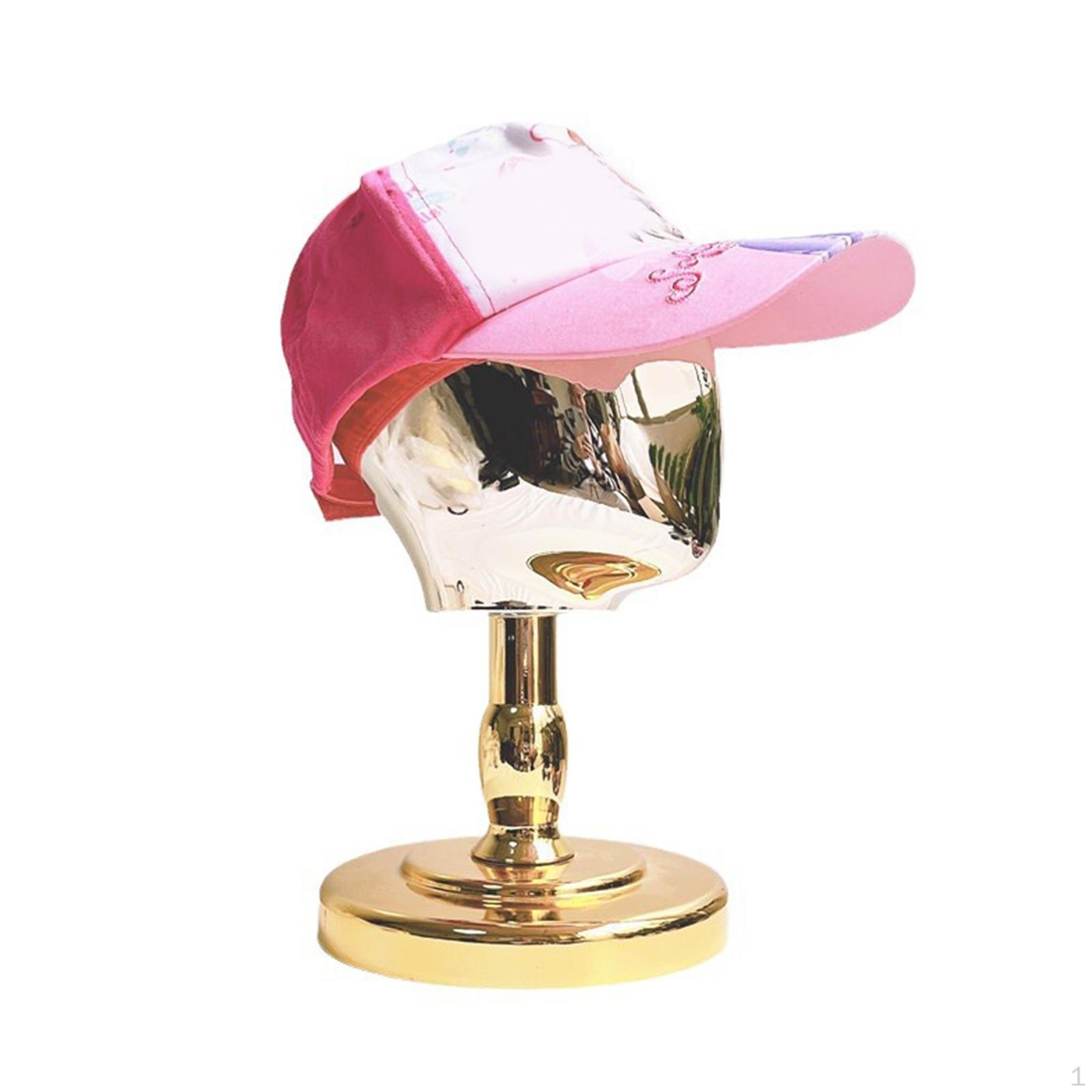 

Детская подставка для головы манекена для шапок, держатель для парика, дисплей для хранения, подвесной салон золотистый