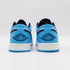 553558-144 Nike Air Jordan 1 Low University Blue UNC Dark Powder Navy (Men's)