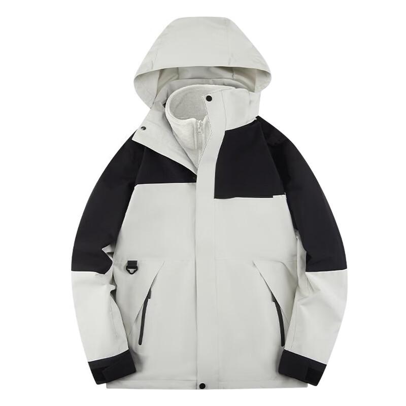 Zheng Zhan Hu Unisex 3-in-1 Outdoor Ski Jacket J25861