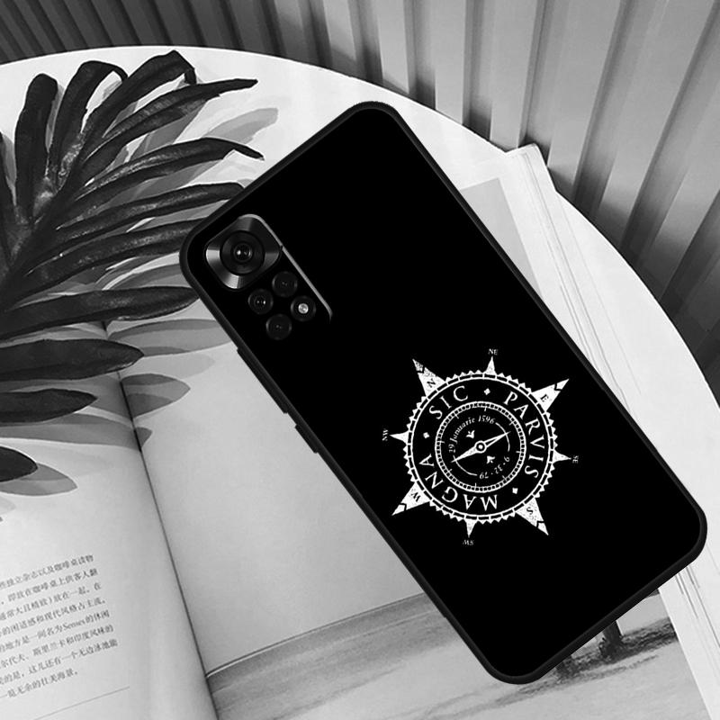 Compass Funda For Xiaomi Redmi Note 14 13 10 11 12 15 Pro Plus Case For Redmi 15C 14C 10C 12C 13C 15