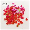 Yaleduo 8mm Mini Gold Shimmer Seashell Sequins - Eye Makeup, Stationery, DIY Jewelry, Epoxy Glitter