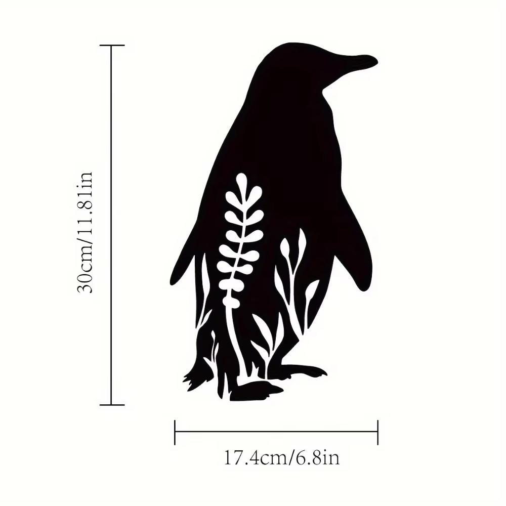 1pc Penguin Metal Wall Art Charming Metal Wall Décor for Home, Ideal for Kitchen, Bathroom, Living Room, Bedroom, and Gift Ideas