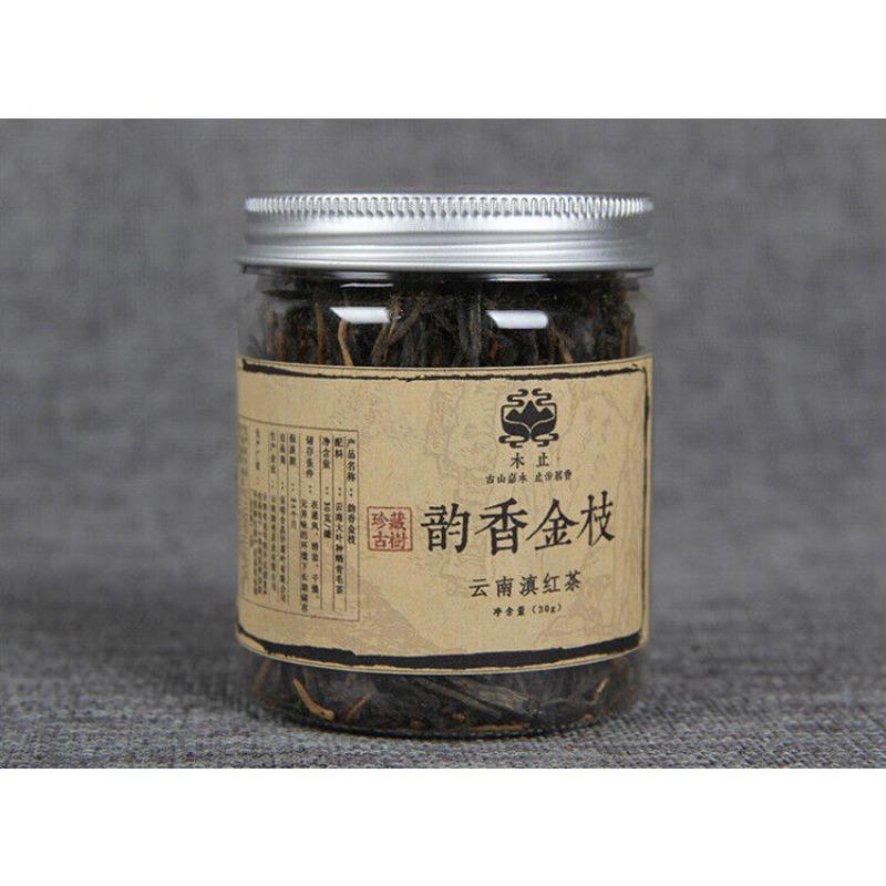 30g Yunnan Fengqing Dian Hong Tea Kung Fu Black Tea Small Can Black Tea 1.1 Oz