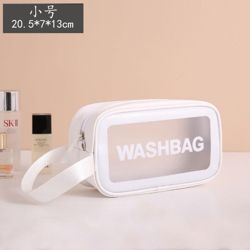 Косметичка водонепроницаемая Travel Zone Storage Alphabet Hand Wash Bag Small белый