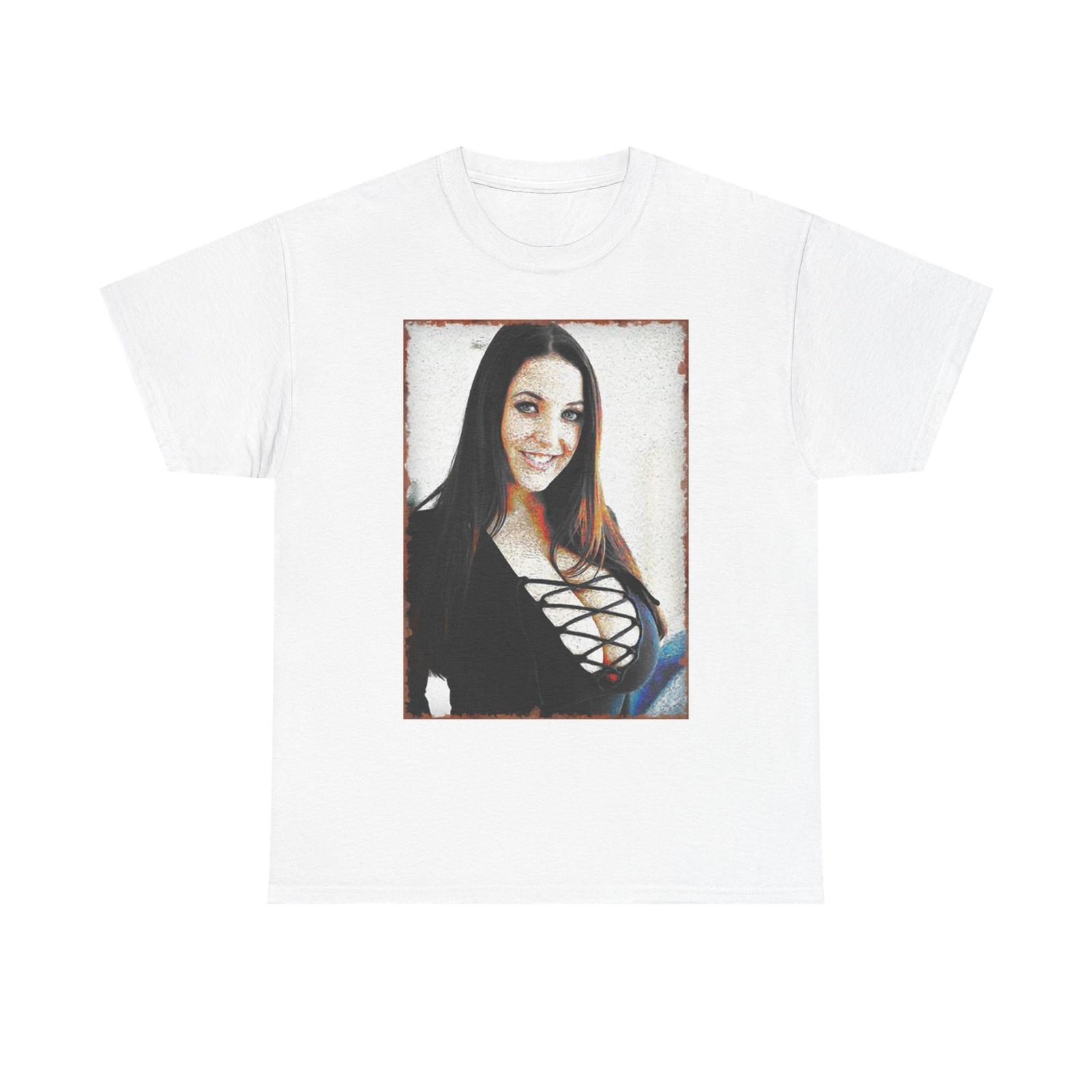 Angela White Onlyfans Graphic T Shirt Cotton Tee Apparel New L