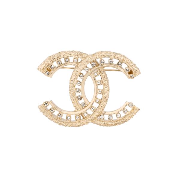 

Chanel Classic Double C Logo Hollow Metal Brooch Women accessories AB7765-B07443-NG585 Box+Padding Board,Gold-Plated/Silver-Plated