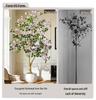 Large Artificial Bougainvillea Tree for Indoor Decoration - Potted Fake Cherry Blossom Plant Ornament