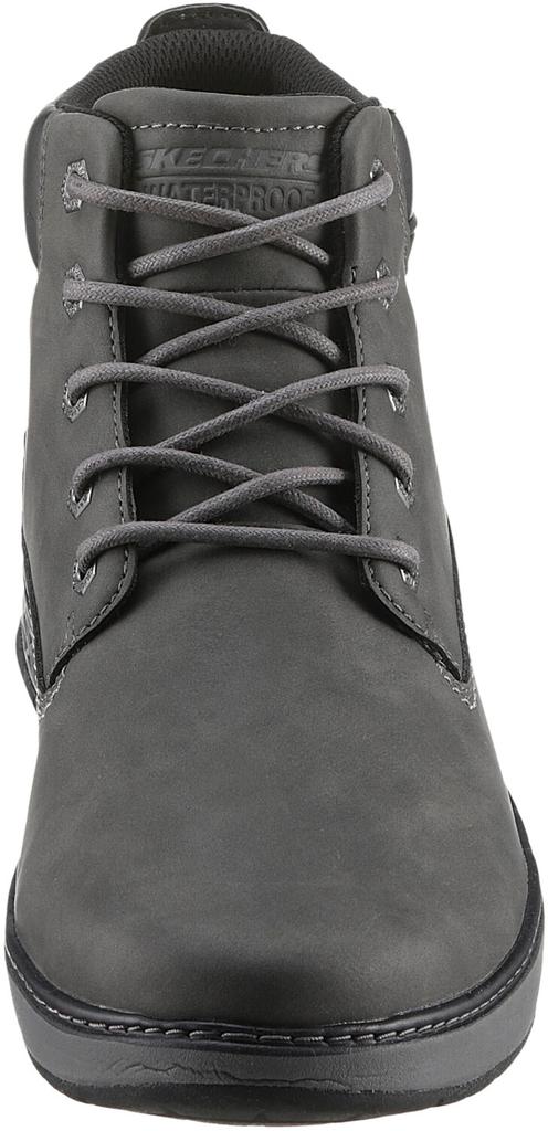 Ботинки на шнуровке Skechers GARLAN темно-серые