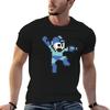 Megaman Jump'n Shoot - Black T-Shirt Casual Graphic Print Tee