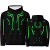 TRON Ares Cosplay Halloween Hoodies Long Sleeve Fashion Fleece Sweatshirts NIN Nine Inch Nails Band Print  Pullovers Unisex