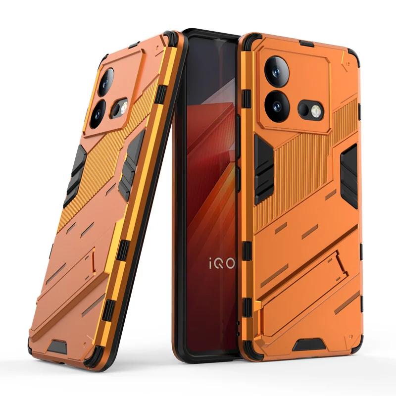 For Vivo iQOO NEO 8 NEO8 PRO 5G Armor Shockproof Phone Case Back Cover Magnetic Kickstand Anti-Fall Protect Coque Cases