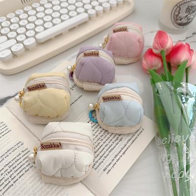 31221 Cute Cartoon New Earphone Protective Case Quilted Soft Case for AirPods Protective Case Earphone Bag