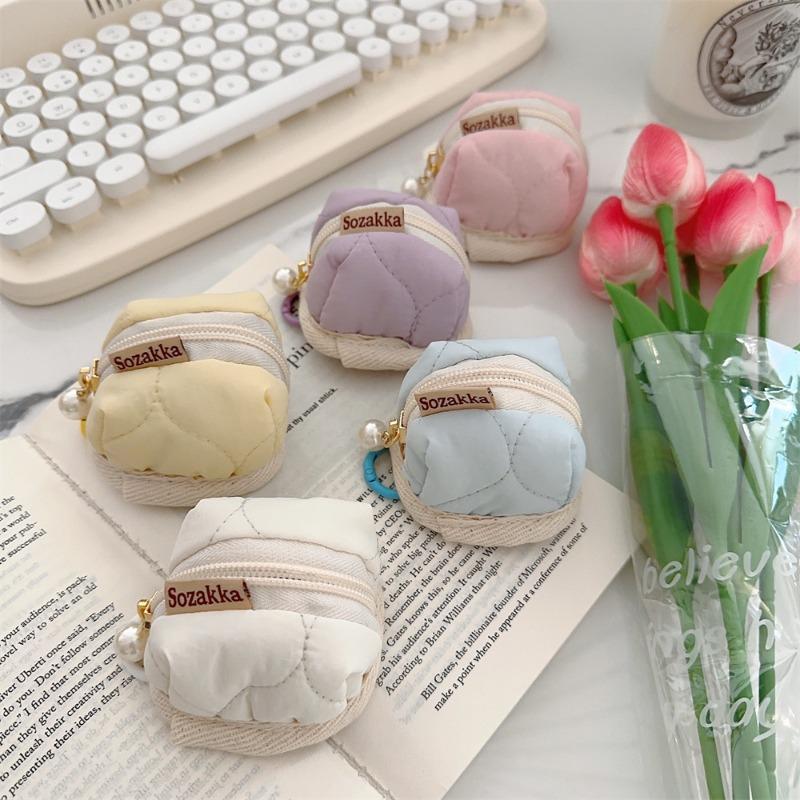 31221 cute cartoon new earphone protective case quilted soft case for AirPods protective case earphone bag