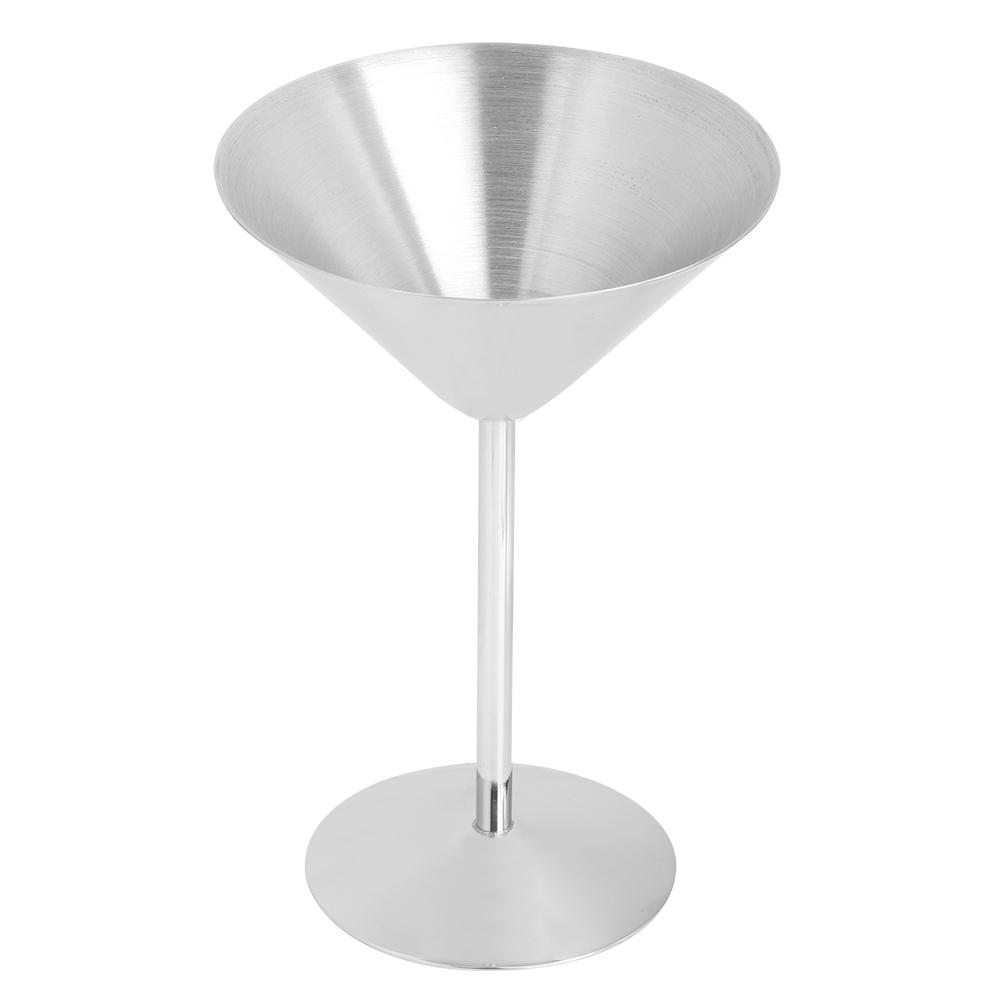 304 Stainless Steel Cocktail Champagne Goblet Red Wine Glass Party Decoration Bar Utensils