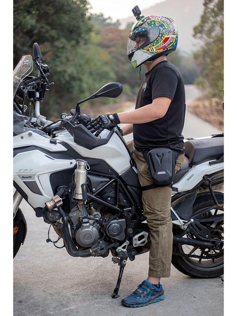 Men's Tactical Waterproof Motorcycle Leg and Waist Bag