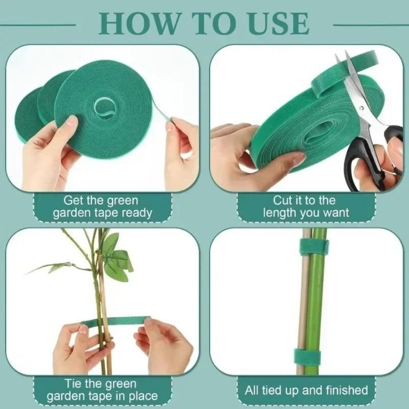 New Reusable Plant Ties for Climbing Plant Plan Straps Plant Tape Straps Gardening Tip Tomato Plant Support Garden Wire Ties