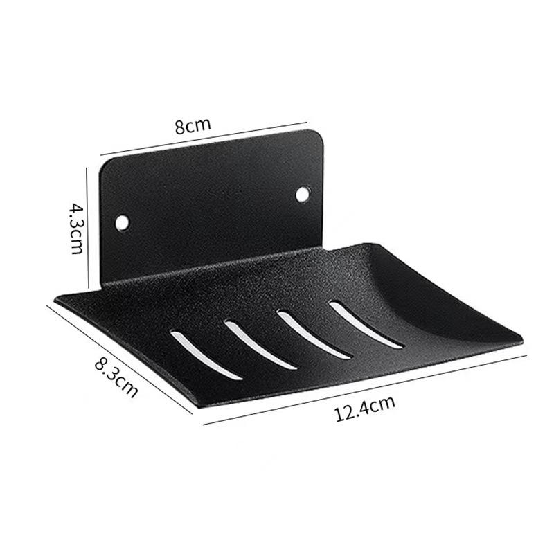 Wall Mount Toilet Towel Paper Holder Adhesive Black Silver Kitchen Roll Paper Stand Hanging Napkin Rack Bathroom Accessories WC