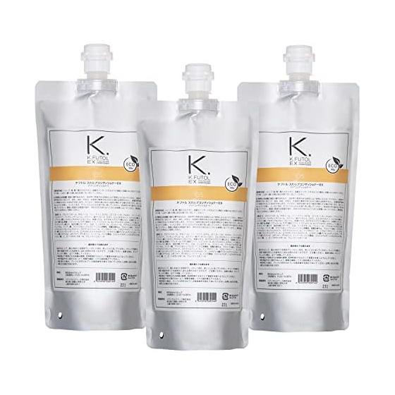 Keftor Refill Conditioner Men s Scalp Care Treatment for Men After Shampooing 500g x 3