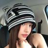 Soft Baggy Strip Hat Spring Autumn Beanie Hats Fashion Y2k Striped Cap  Outfits