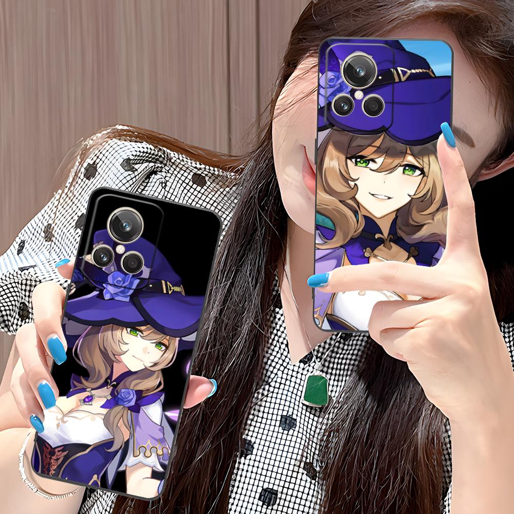 Game GI Lisa Mobile Phone Case for Realme GT 8 Neo Pro C75 73 71 C67 65 C55 53 C35 31 C20 15 Colorful Printing Cover Pretty