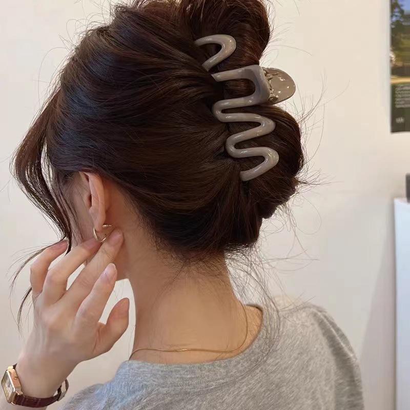 Large Hair Clip Banana for Hair Clip Ladies Barrette Buckle for Hair Claw Barrette Japanese Accessories Hairpins for A Woman