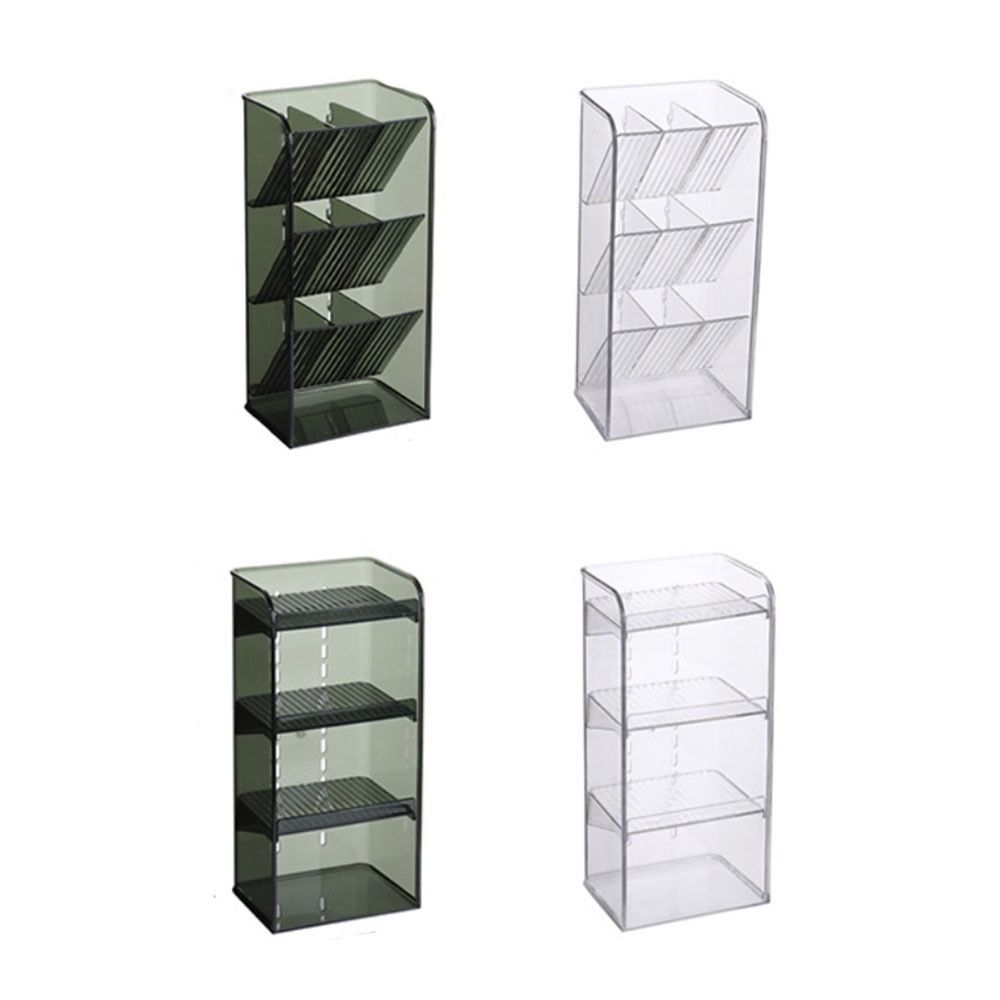 Vertical Makeup Shelf Transparent Jewelry Display Stand Lipstick Storage Box Lipstick