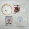 1 Set Lily Embroidery Kit - Lily Cross Stitch, a Beginner-friendly Embroidery Material Kit with English Stitch Instructions. DIY Embroidery Craft Kit.