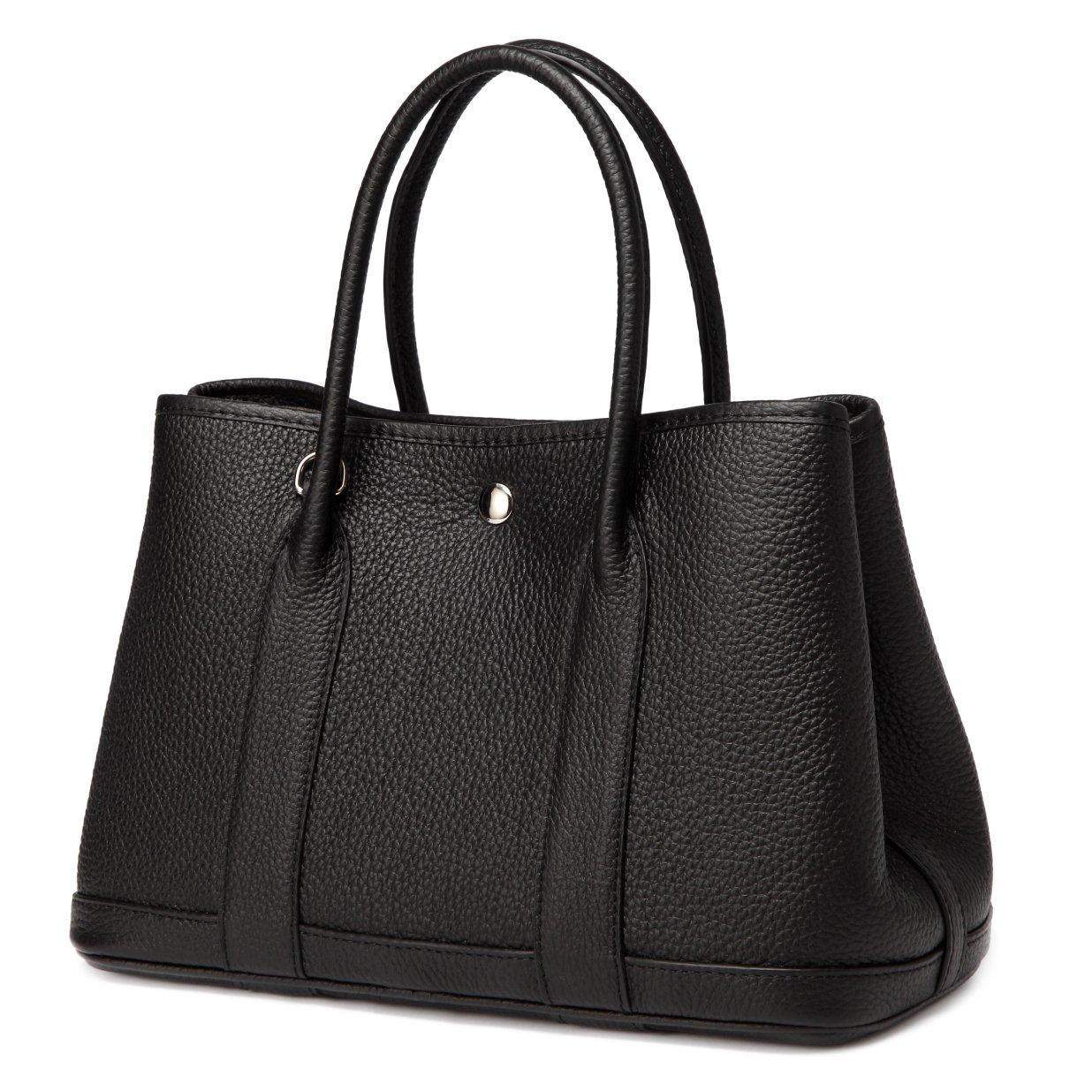 

[Macton] Medium-sized cowhide ladies shoulder bag MC-9016M (black) чорний