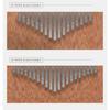 21 Key Mahogany Kalimba 17 Key Thumb Piano Finger Piano Mbira for Beginner Gifts for Adults/Kids