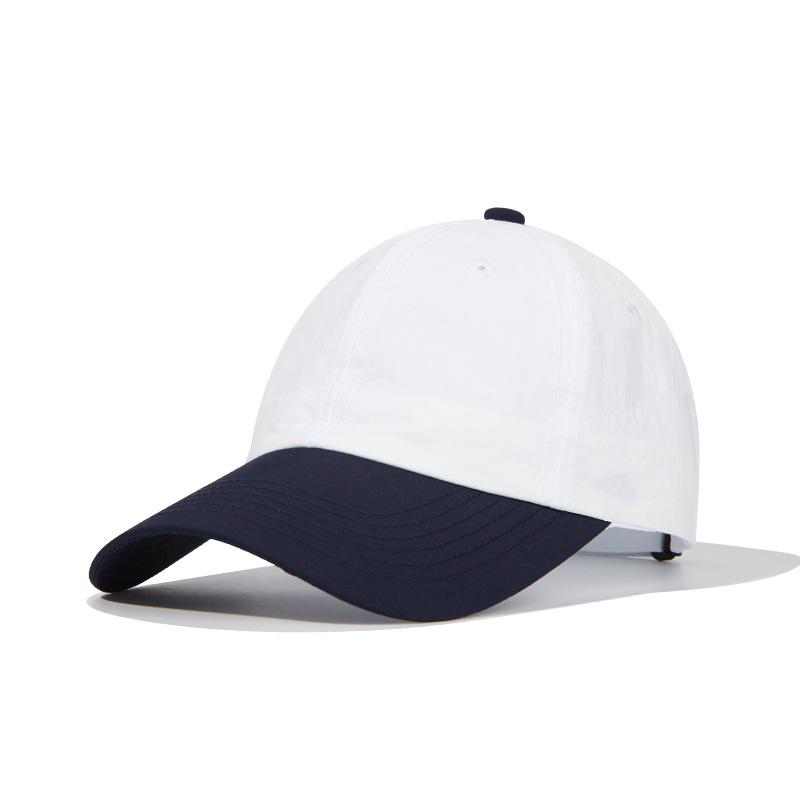 Color matching baseball cap Quick-drying thin material Waterproof outdoor camping visor cap Men's and women's caps