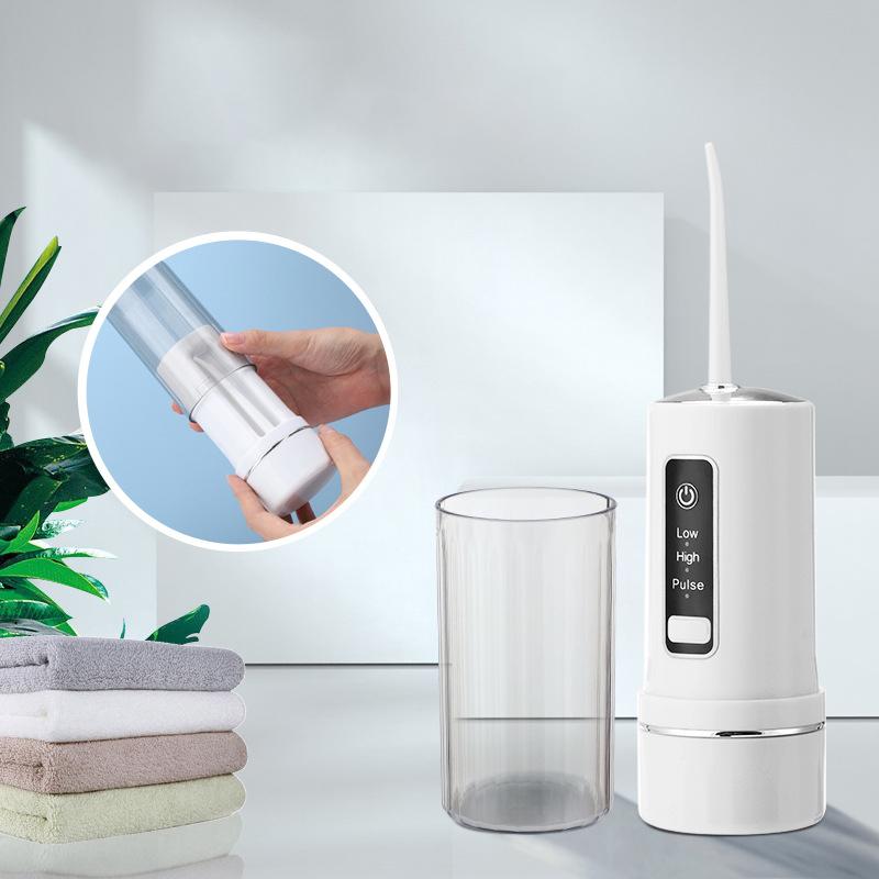 Portable Irrigators Electric Oral Irrigator Foldable Dental Water Jet Flosser USB 3 Mode Portable Water Jet Floss Tooth Pick Waterproof