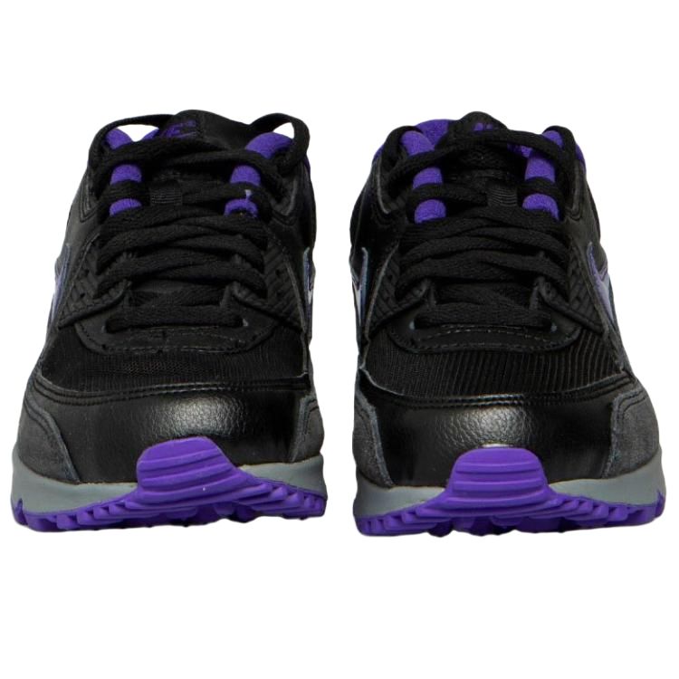 Nike Air Max 90 Essential Comfortable Versatile Low-Top Casual Running Shoes Women Sneaker Black Purple 616730-010